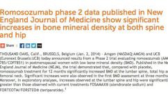 romosozumab NEJM press release