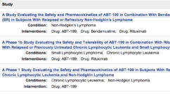 Clinicaltrials.gov snapshot Feb 14, 2013