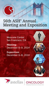 ASH 2014 annual meeting APP screen