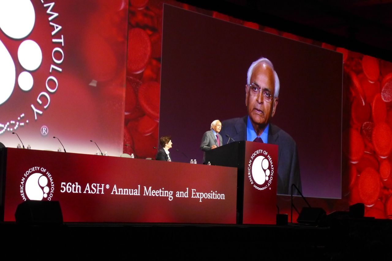 Dr Kanti Rai receives 2014 ASH Lifetime Achievement Award