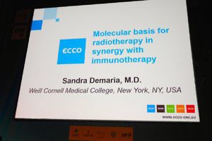 ECC 2015 Dr Sandra Demaria Radiation Immunotherapy Title Slide