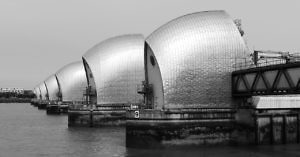View of Thames Barrier