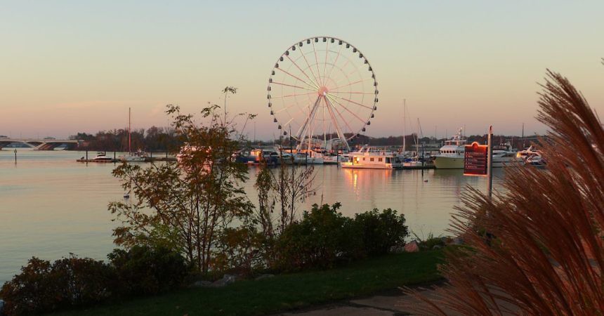 National Harbor from Gaylord Hotel