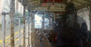 San Francisco Streetcar in Rain
